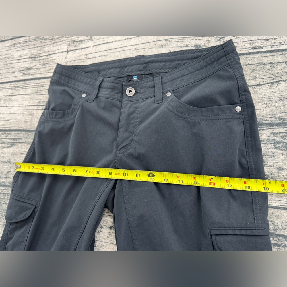 kühl Women's Splash Roll-up, Dark Gray Straight Leg Cargo Pants, Size 8 Regular - Picture 6 of 16